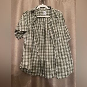 Old Navy large plaid button up
